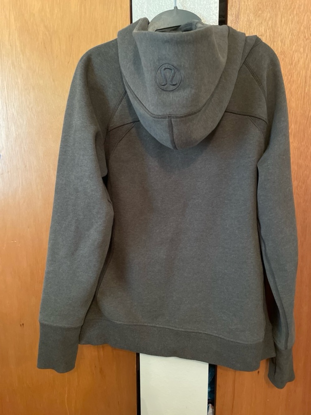 lululemon Dark Gray Pullover Hoodie with Pink Accent